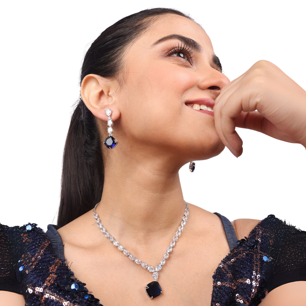 Eternal Enchantment | Premium CZ Crystal Necklace Set