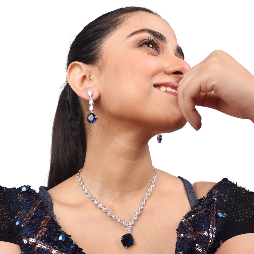 Eternal Enchantment | Premium CZ Crystal Necklace Set