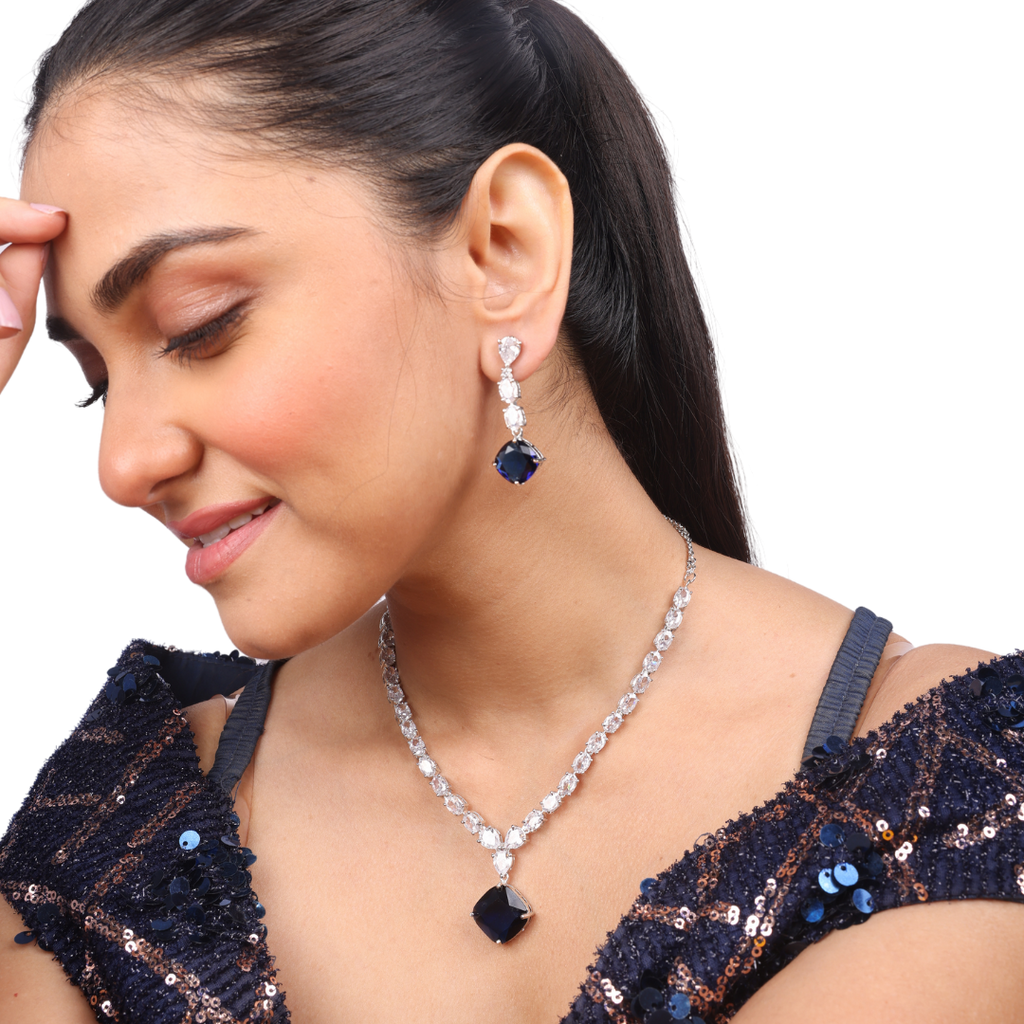 Eternal Enchantment | Premium CZ Crystal Necklace Set