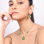 Pearl Petal | Luxury CZ Crystal Necklace Set