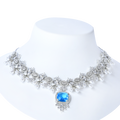 Flawless Empery | Aquamarine | Signature Crystal Necklace Set