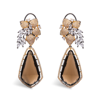 Aurora Amulets | Topaz | Luxury Doublet Crystal Earring