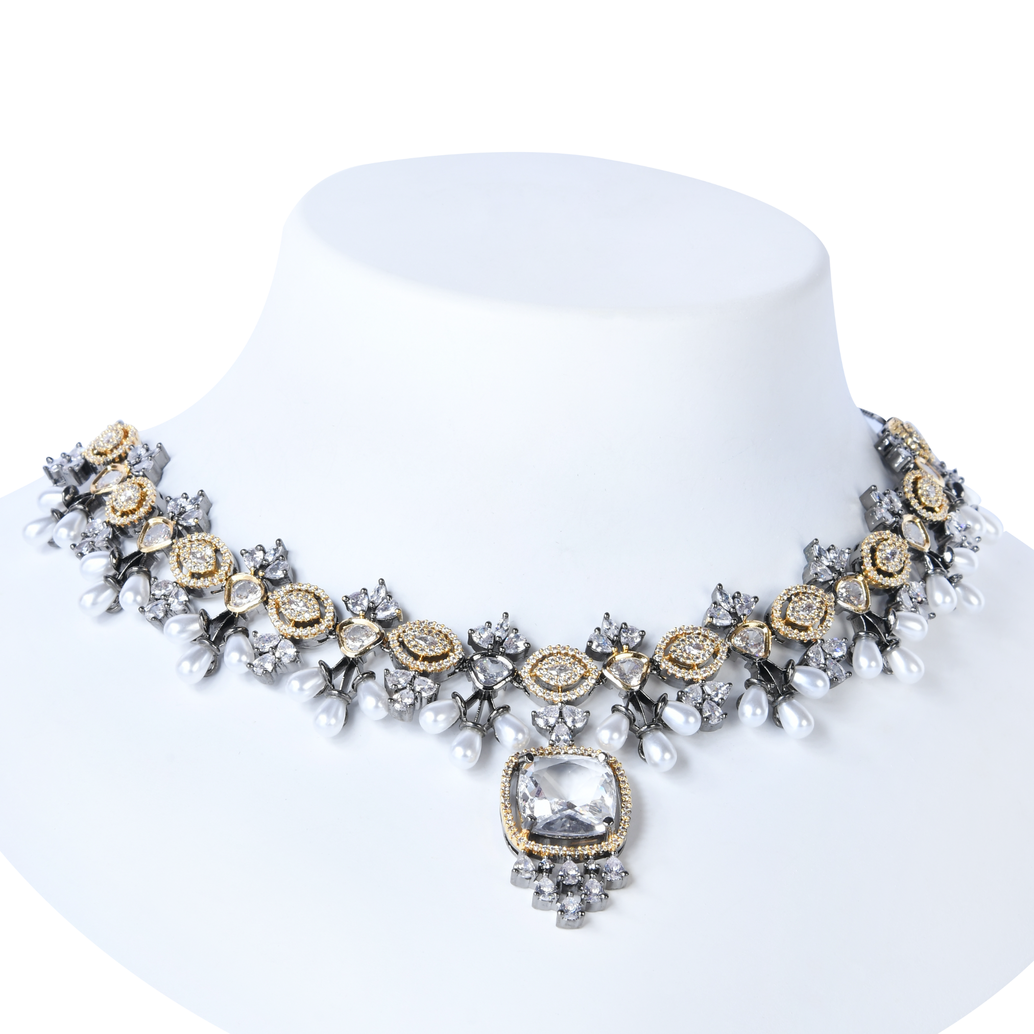 Flawless Empery | Signature Crystal Necklace Set