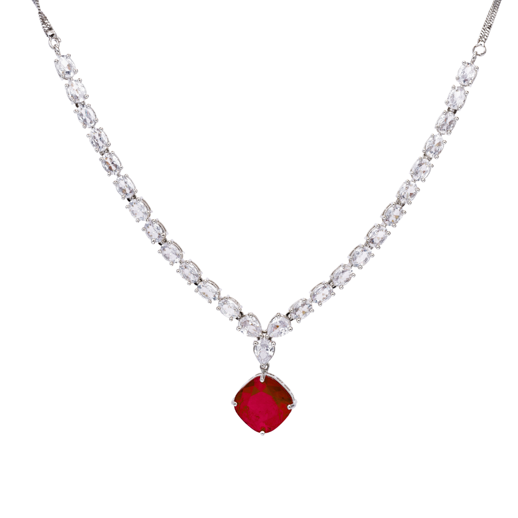 Eternal Enchantment | Premium CZ Crystal Necklace Set