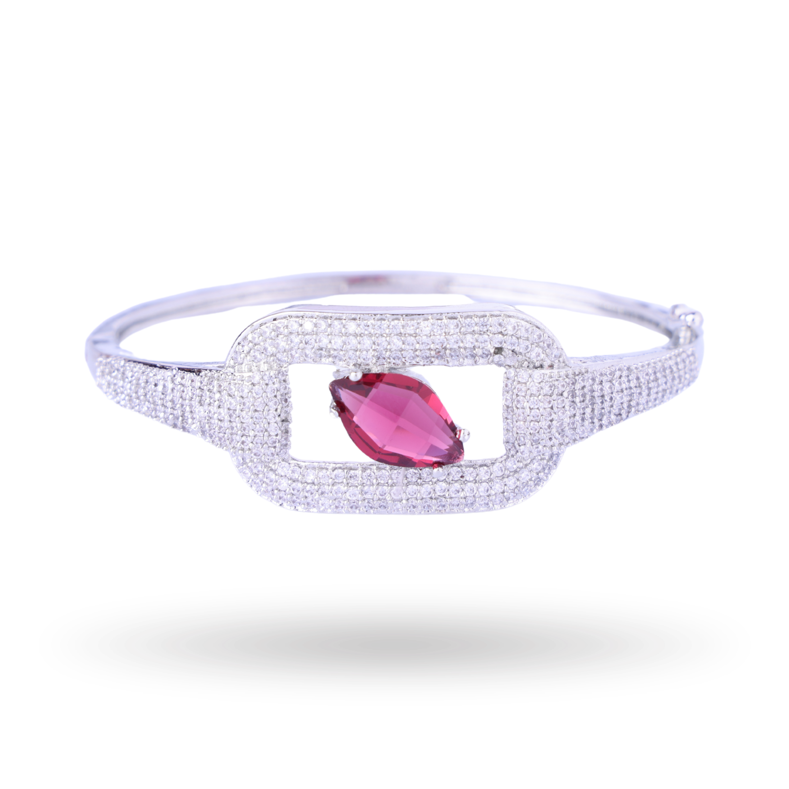 Crown Bangle | Luxury CZ Crystal Bracelet