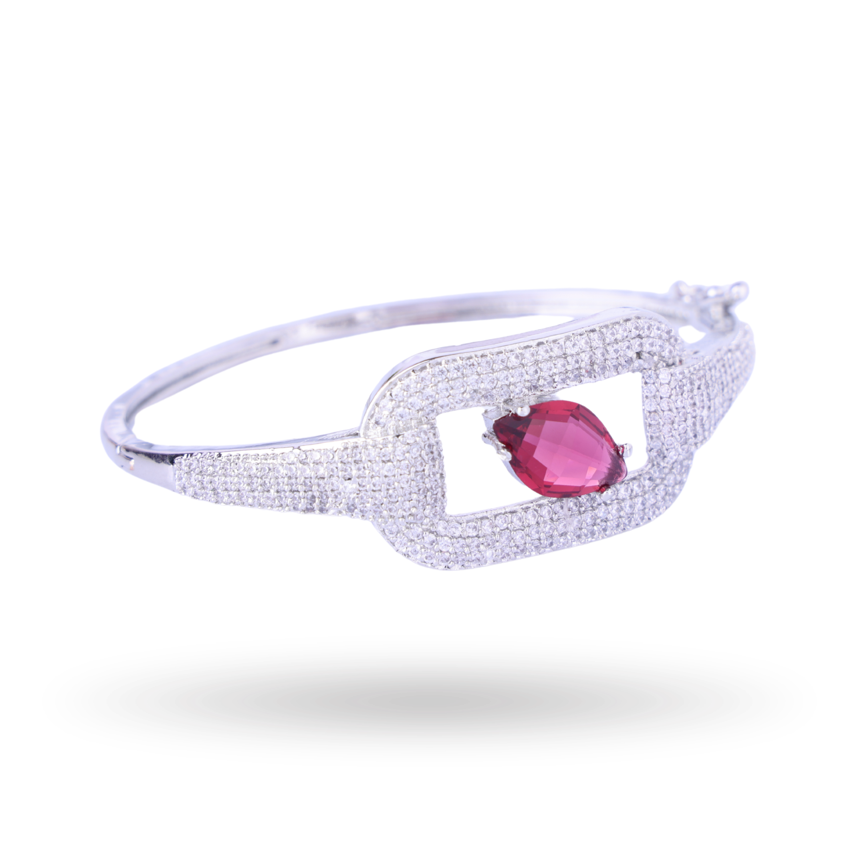 Crown Bangle | Luxury CZ Crystal Bracelet