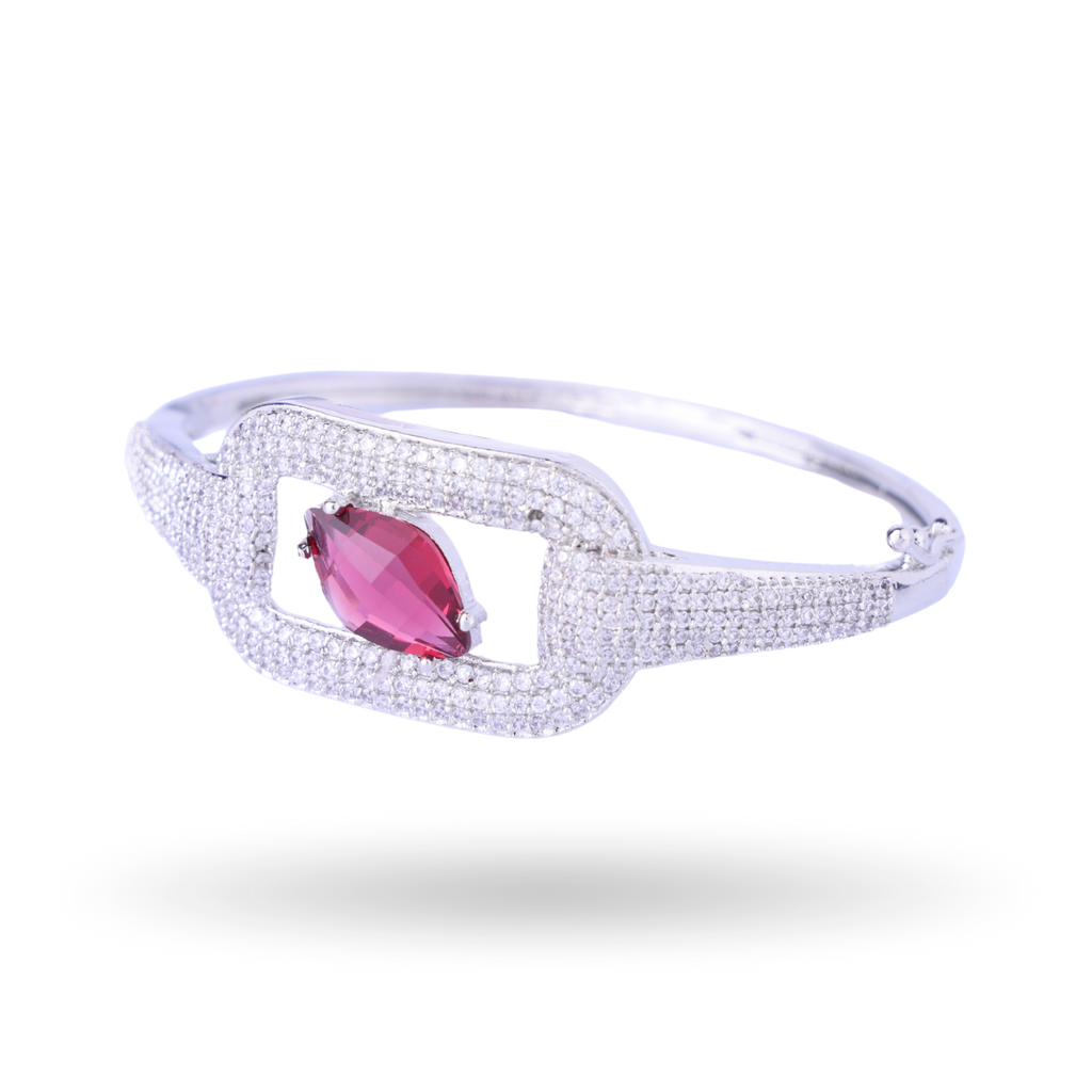 Crown Bangle | Luxury CZ Crystal Bracelet