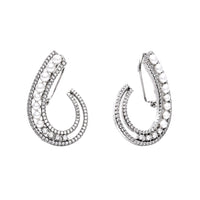 Water Drop | Noire | Premium CZ Crystal Earring