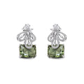 Ravepop | Chrysolite | Premium CZ Crystal Earrings