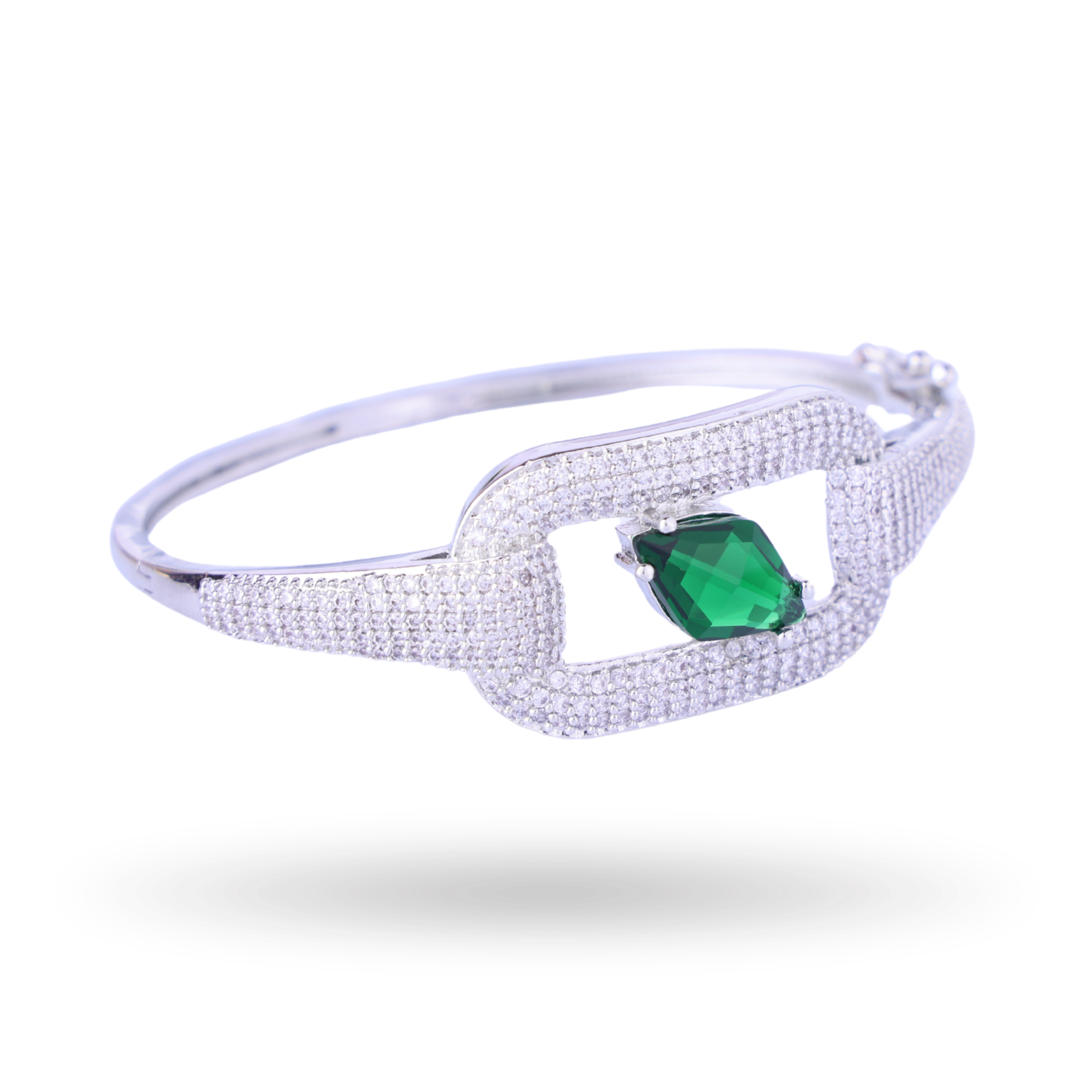 Crown Bangle | Luxury CZ Crystal Bracelet