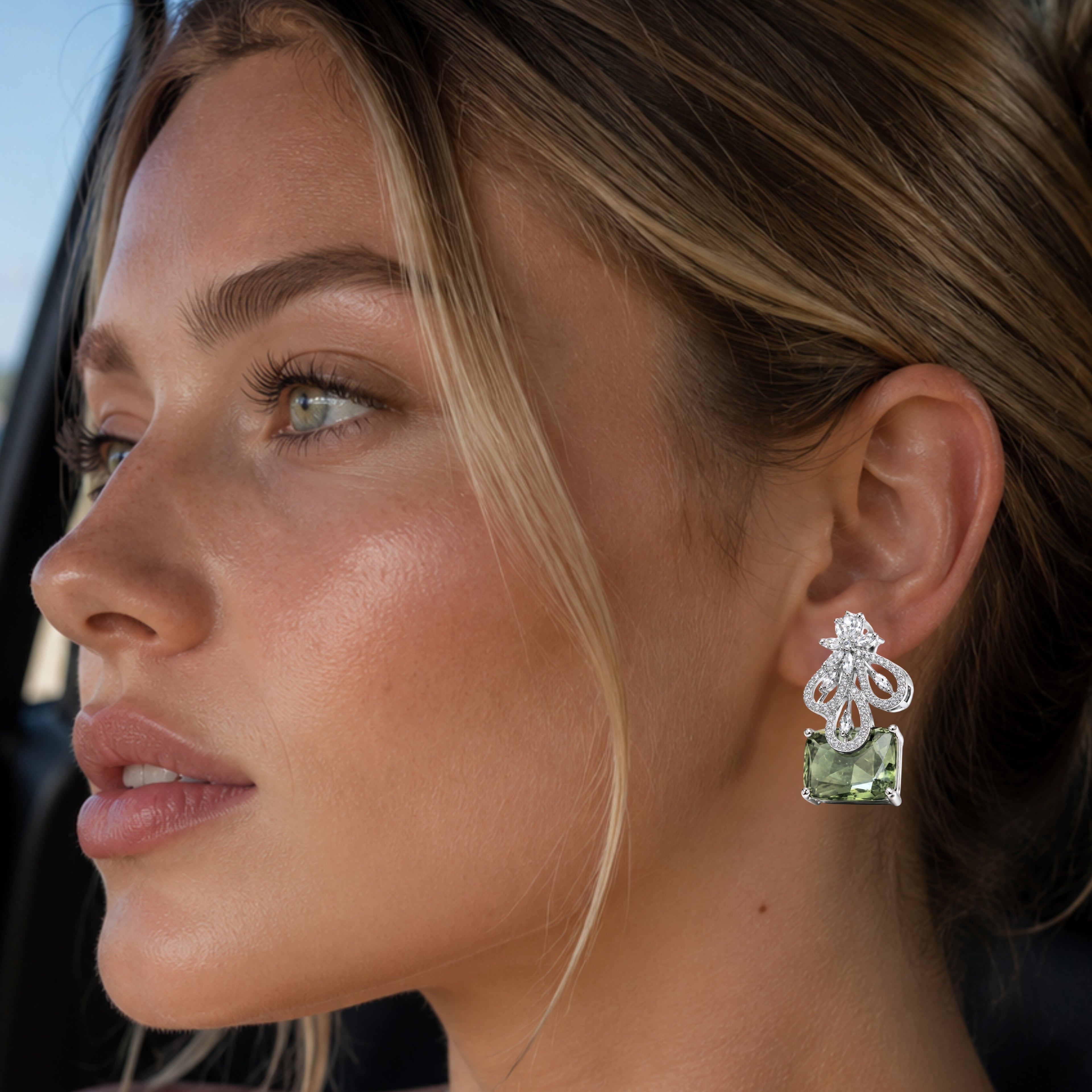 Ravepop | Jonquil | Premium CZ Crystal Earrings
