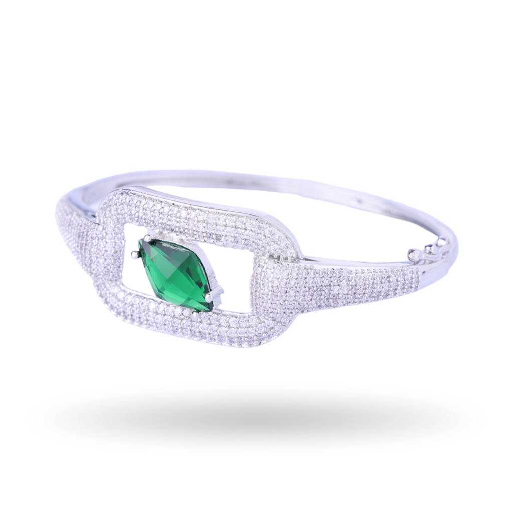 Crown Bangle | Luxury CZ Crystal Bracelet