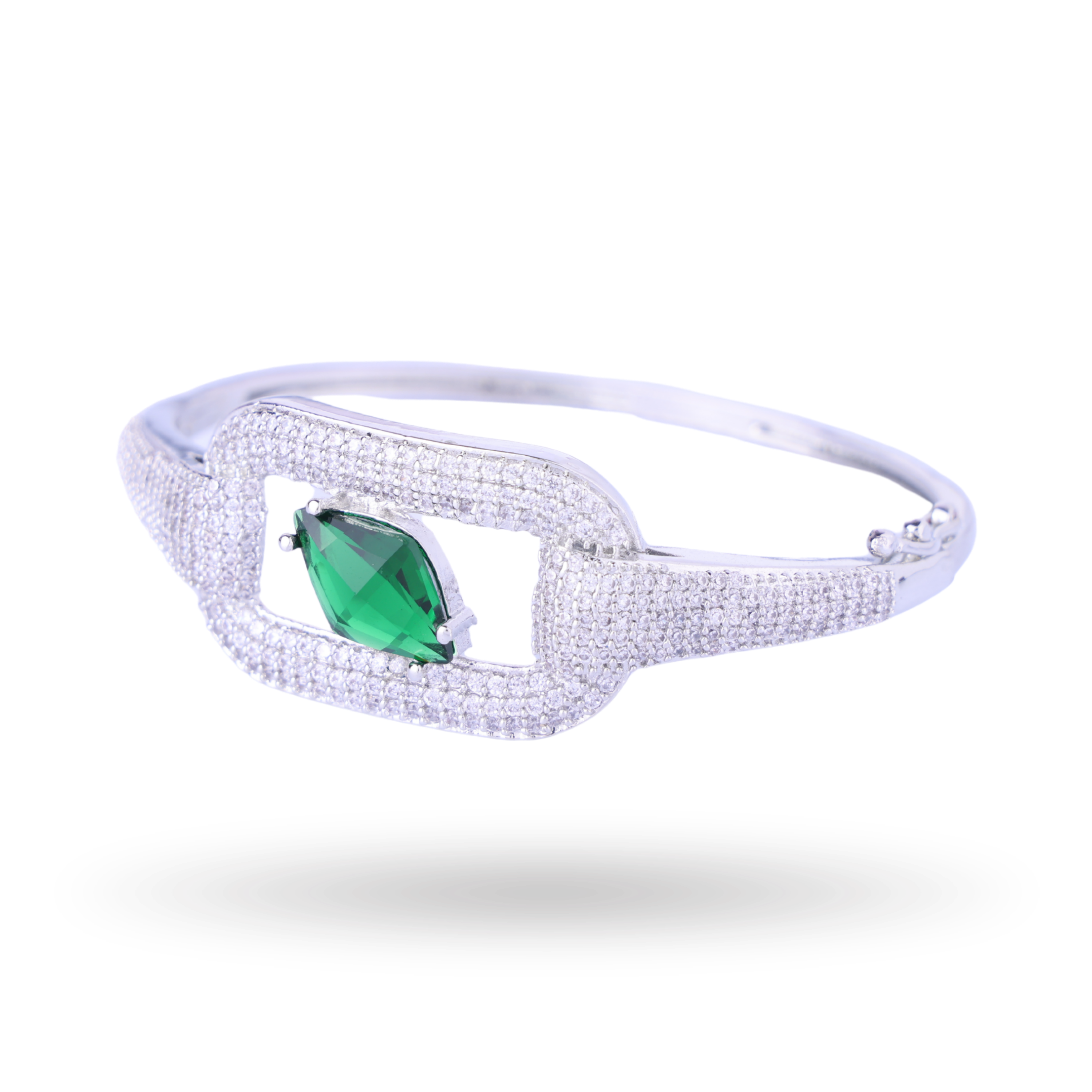 Crown Bangle | Luxury CZ Crystal Bracelet