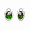 Swayround | Emerald | Premium CZ Crystal Earring