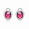 Swayround | Ruby | Premium CZ Crystal Earring
