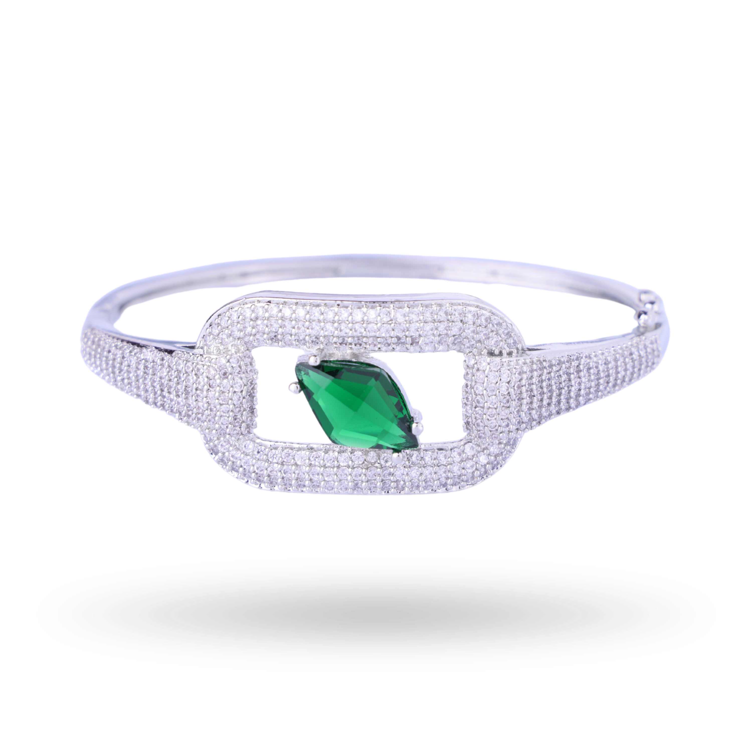 Crown Bangle | Luxury CZ Crystal Bracelet