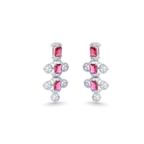 Crimson Ruby Blaze | Luxury Crystal Necklace Set