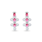 Crimson Ruby Blaze | Luxury Crystal Necklace Set