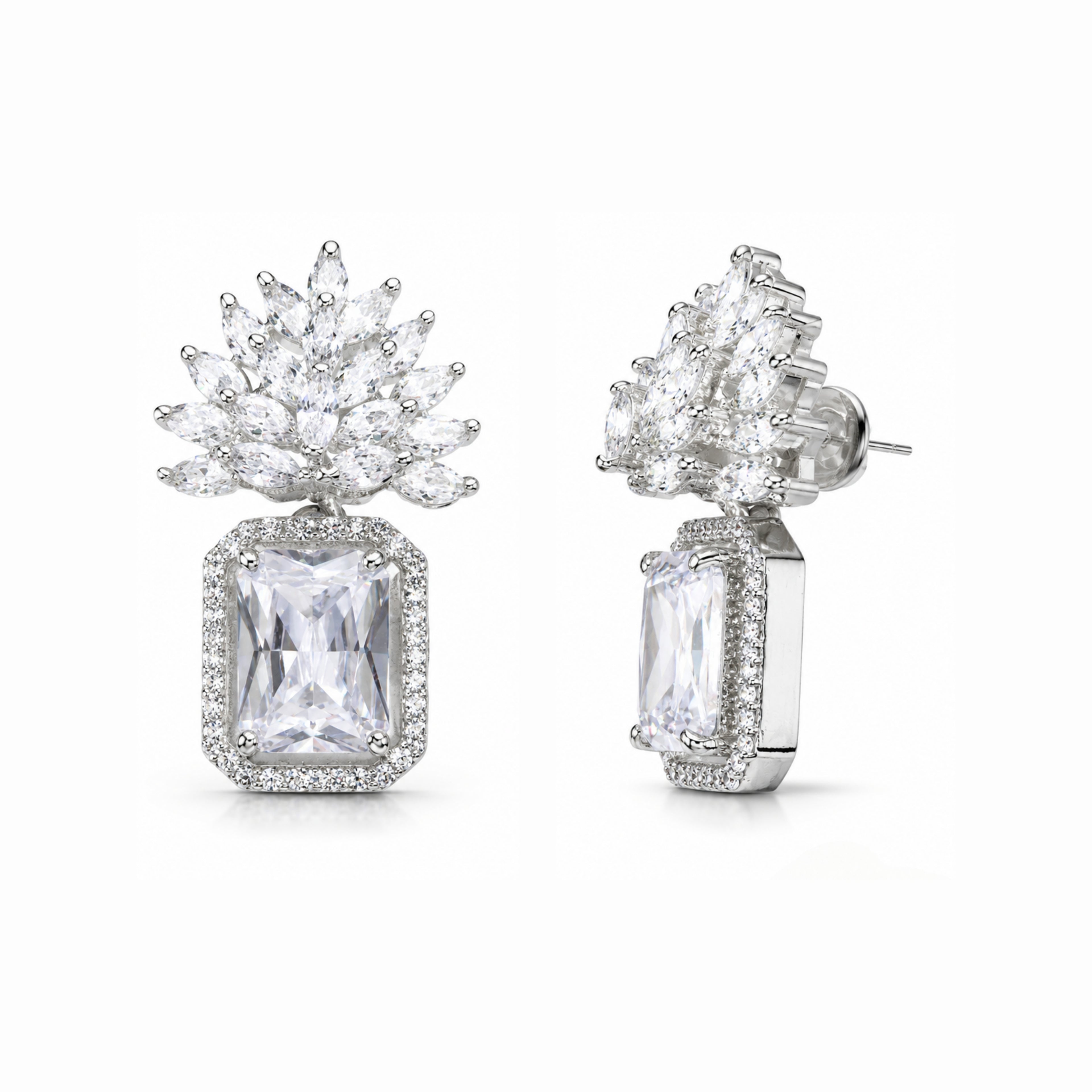 Glitter Glove | Premium CZ Crystal Earring