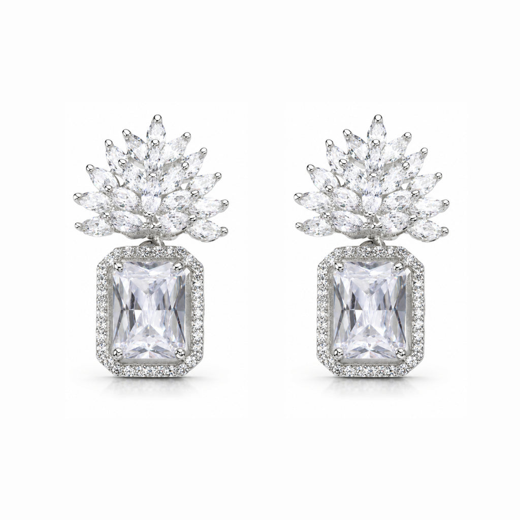 Glitter Glove | Premium CZ Crystal Earring
