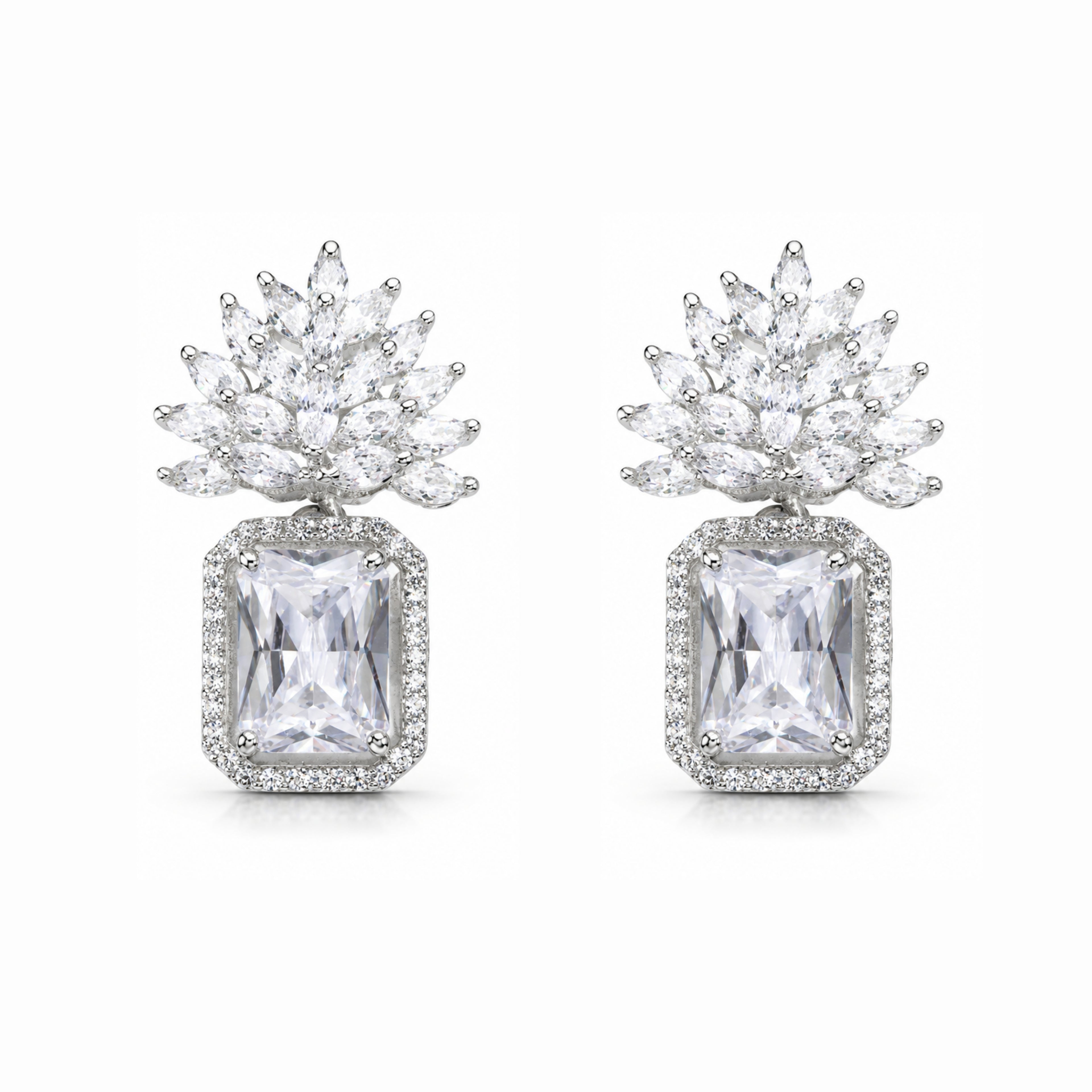 Glitter Glove | Premium CZ Crystal Earring