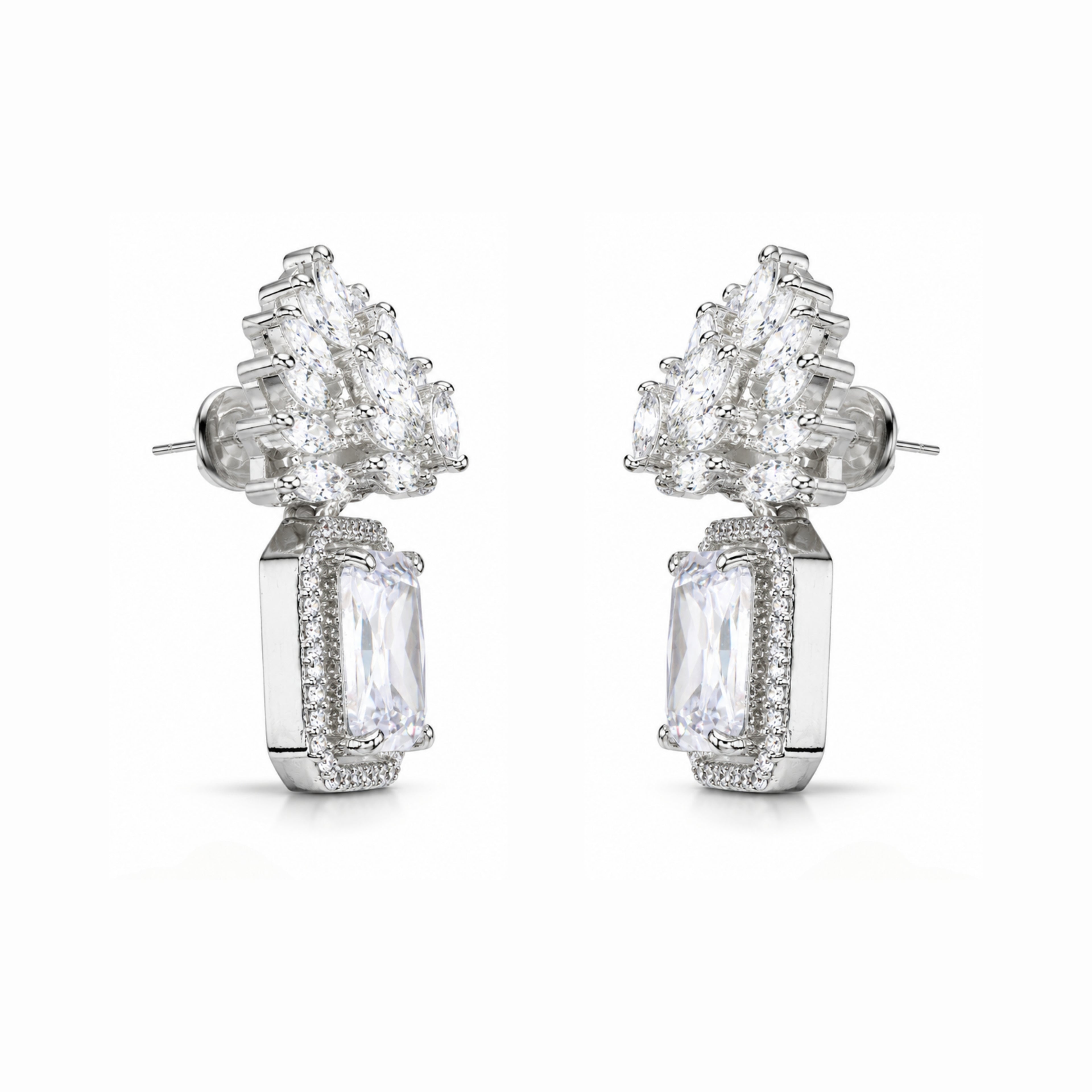 Glitter Glove | Premium CZ Crystal Earring