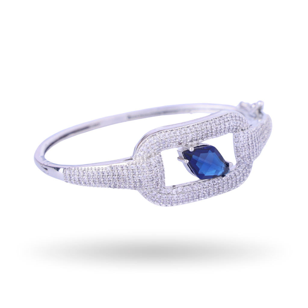 Crown Bangle | Luxury CZ Crystal Bracelet
