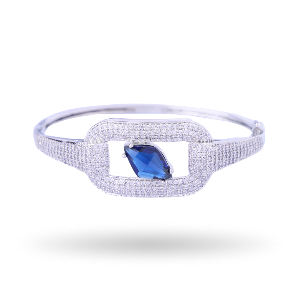 Crown Bangle | Luxury CZ Crystal Bracelet