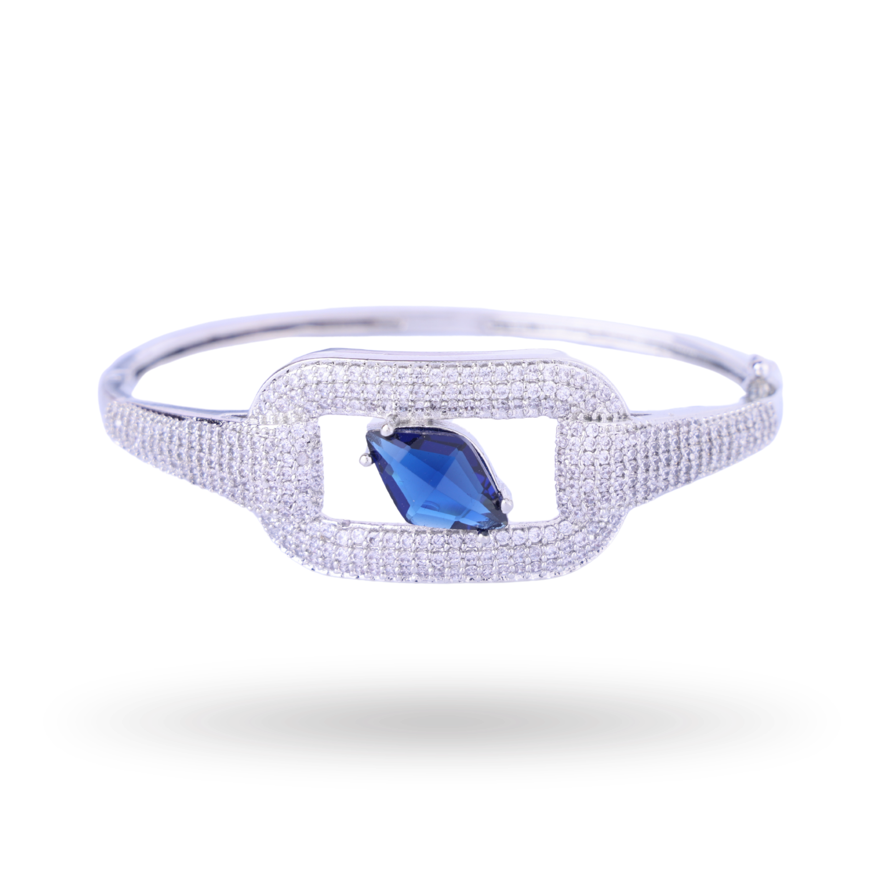 Crown Bangle | Luxury CZ Crystal Bracelet