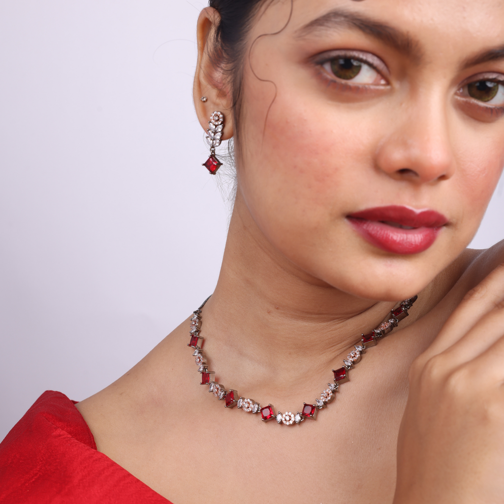 Fresh Strings | Premium CZ Crystal Necklace