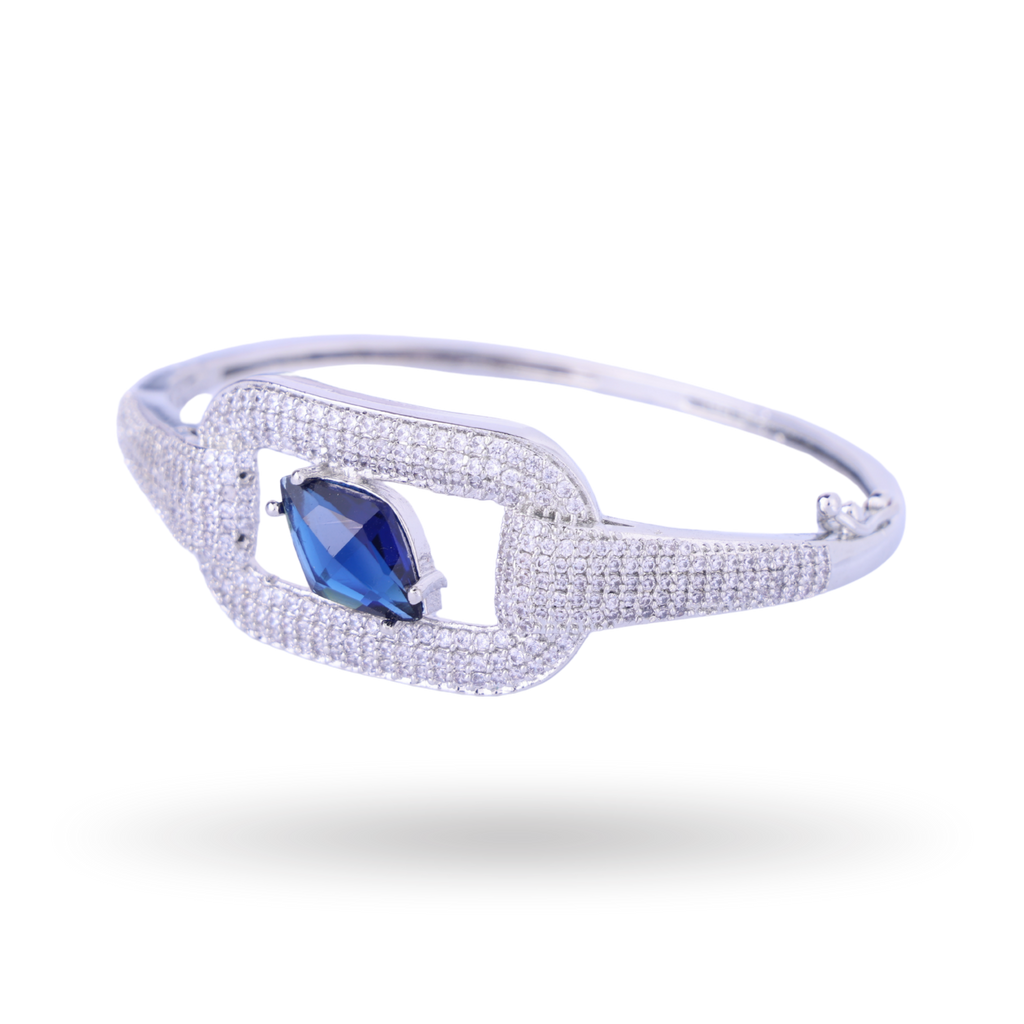 Crown Bangle | Luxury CZ Crystal Bracelet