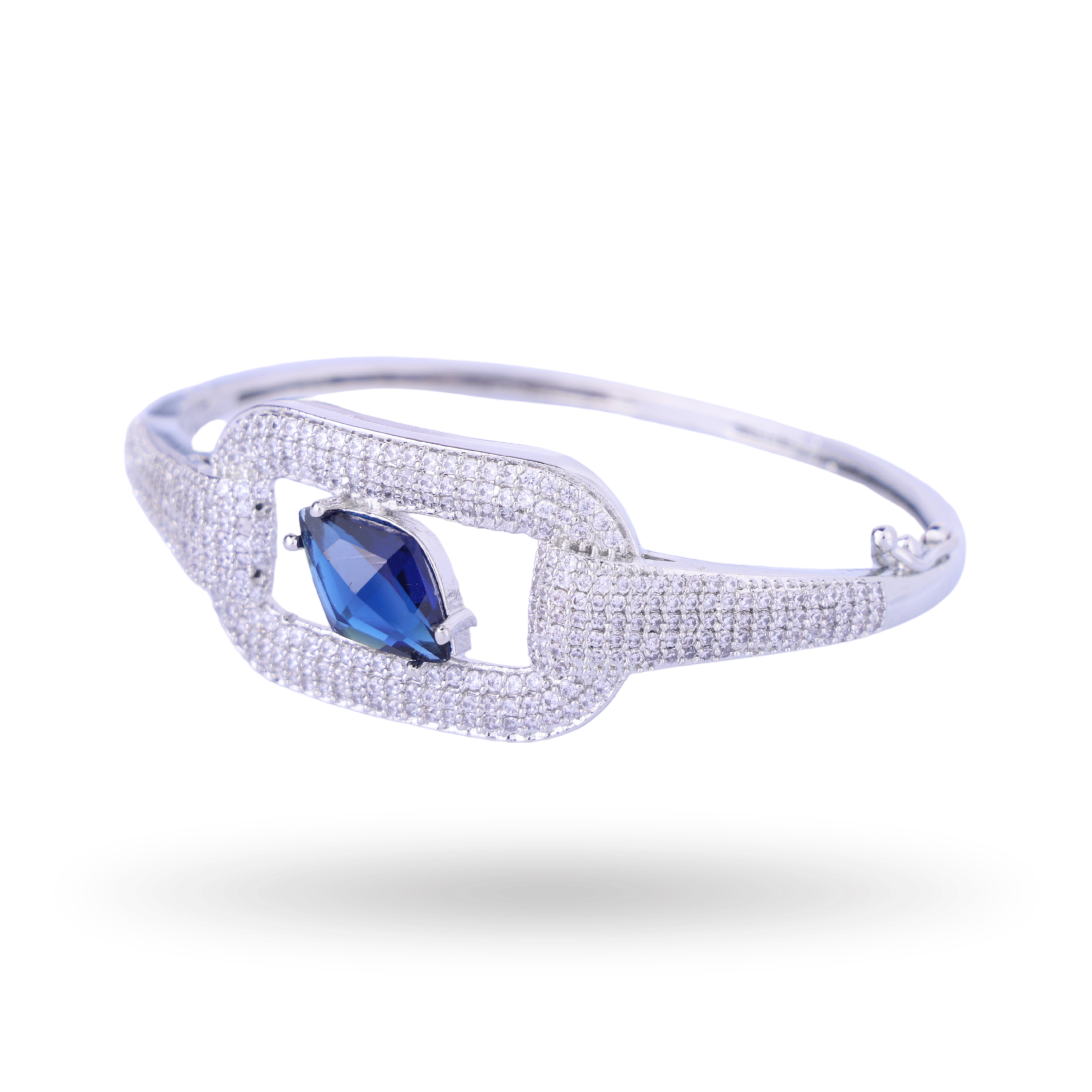 Crown Bangle | Luxury CZ Crystal Bracelet