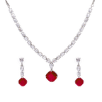 Eternal Enchantment | Premium CZ Crystal Necklace Set