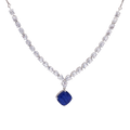 Eternal Enchantment | Sapphire | Premium CZ Crystal Necklace Set