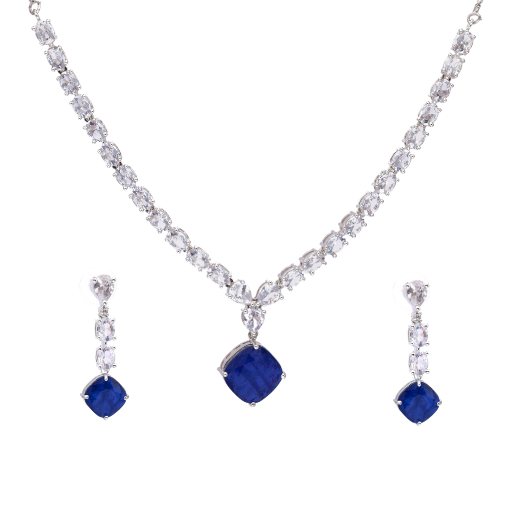 Eternal Enchantment | Premium CZ Crystal Necklace Set
