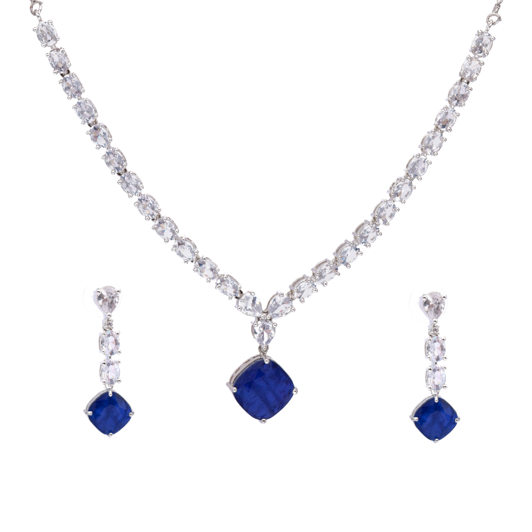 Eternal Enchantment | Premium CZ Crystal Necklace Set