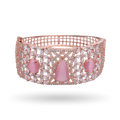 Artsy Scuff | Baby Pink | Signature CZ Crystal Bracelet