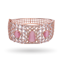 Artsy Scuff | Baby Pink | Signature CZ Crystal Bracelet