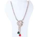 Athereal Rose | Signature CZ Crystal Necklace Set