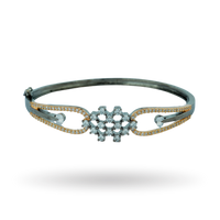 Aventa | Black & Rose Gold | Premium CZ Crystal Bracelet