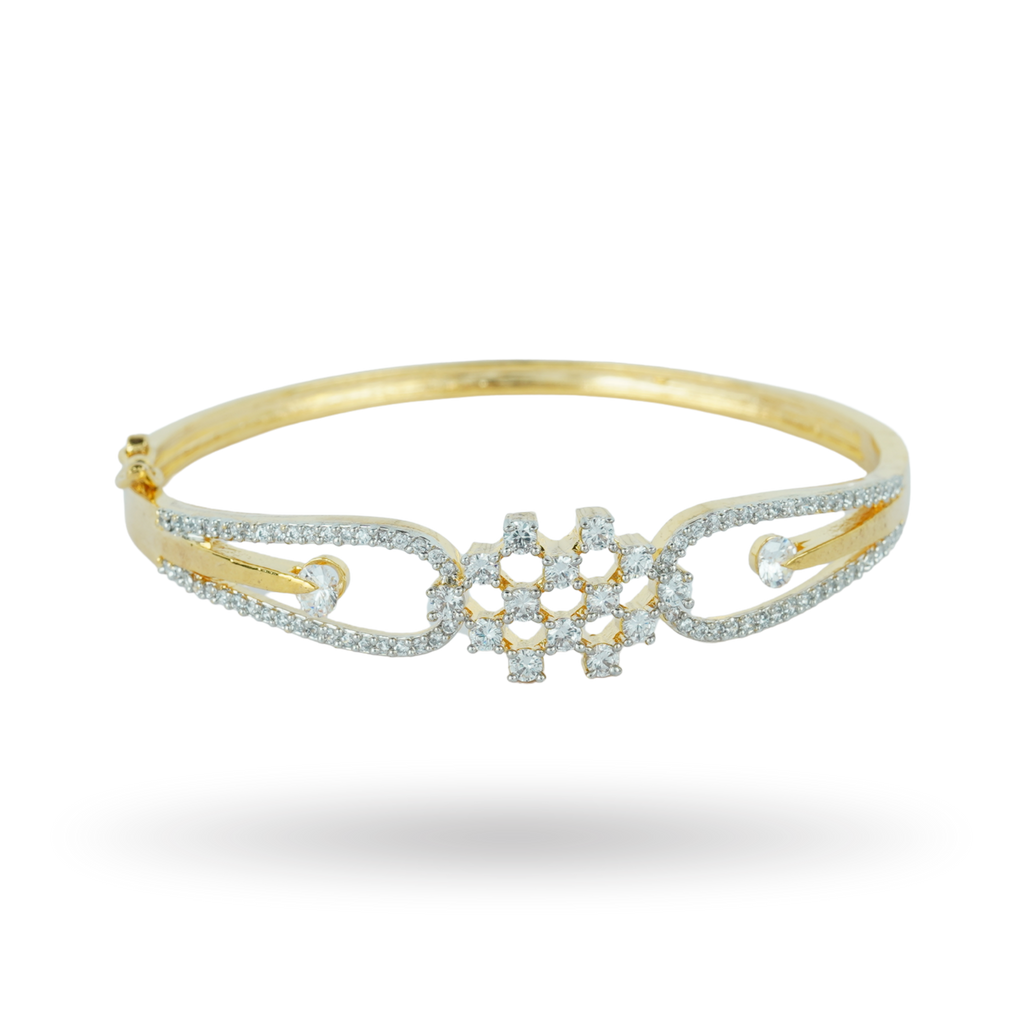 Aventa | Gold Plated | Premium CZ Crystal Bracelet
