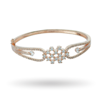 Aventa | Rose Gold Plated | Premium CZ Crystal Bracelet