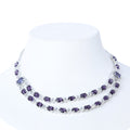 Adjunct Layered Necklace | Tanzanite | Signature Crystal Necklace Set