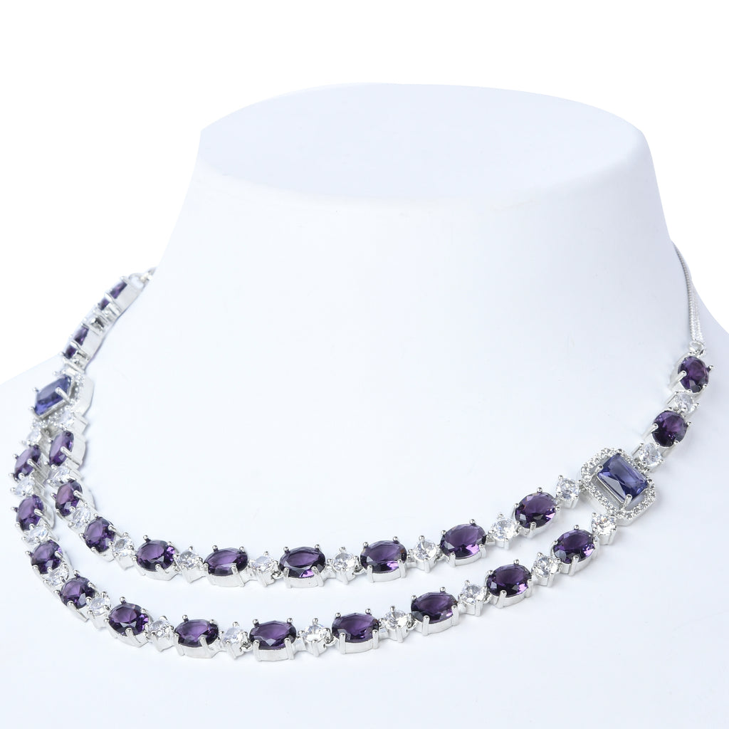 Adjunct Layered Necklace | Signature Crystal Necklace Set