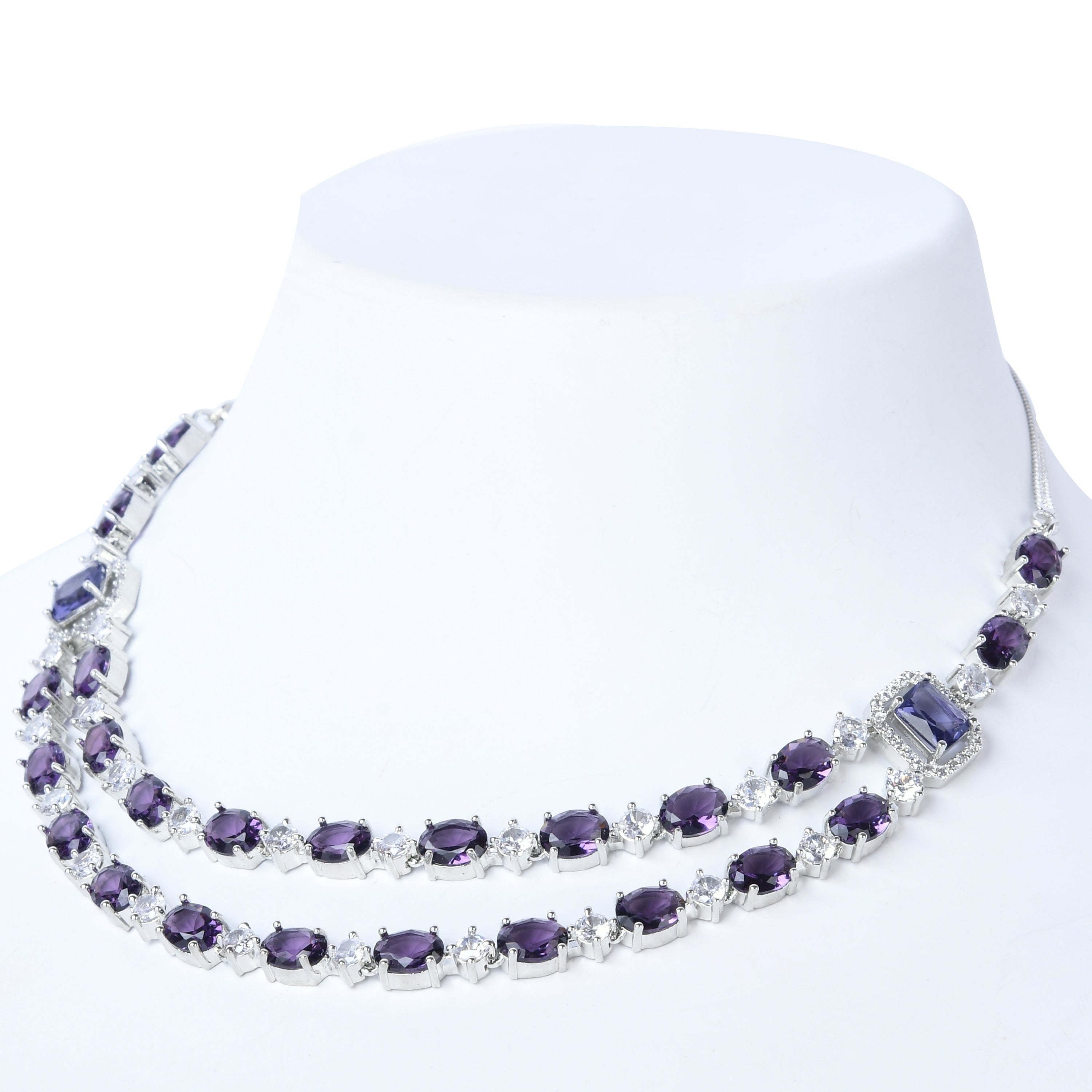 Adjunct Layered Necklace | Signature Crystal Necklace Set