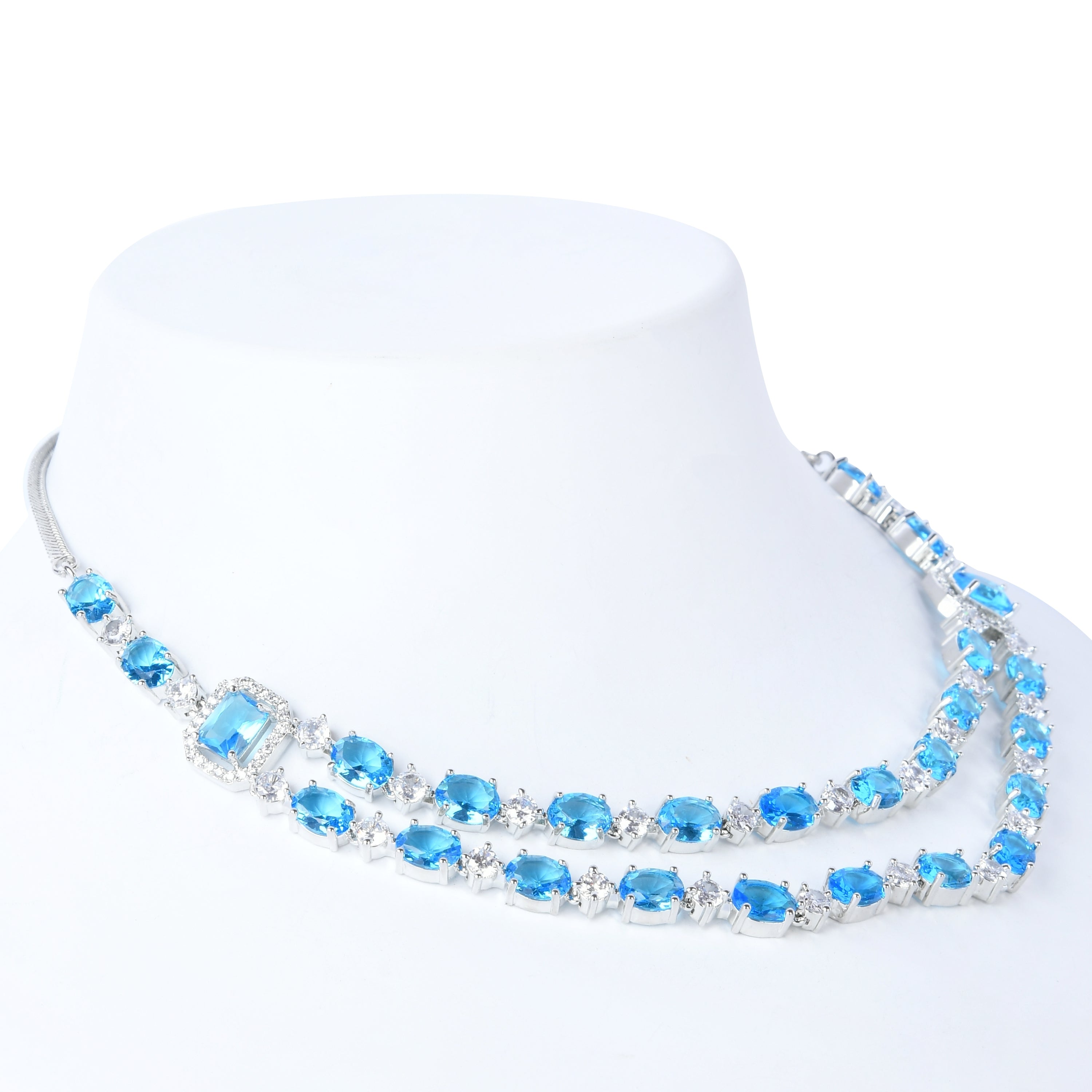 Adjunct Layered Necklace | Signature Crystal Necklace Set