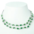 Adjunct Layered Necklace | Emerald | Signature Crystal Necklace Set