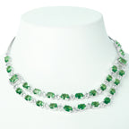 Adjunct Layered Necklace | Emerald | Signature Crystal Necklace Set