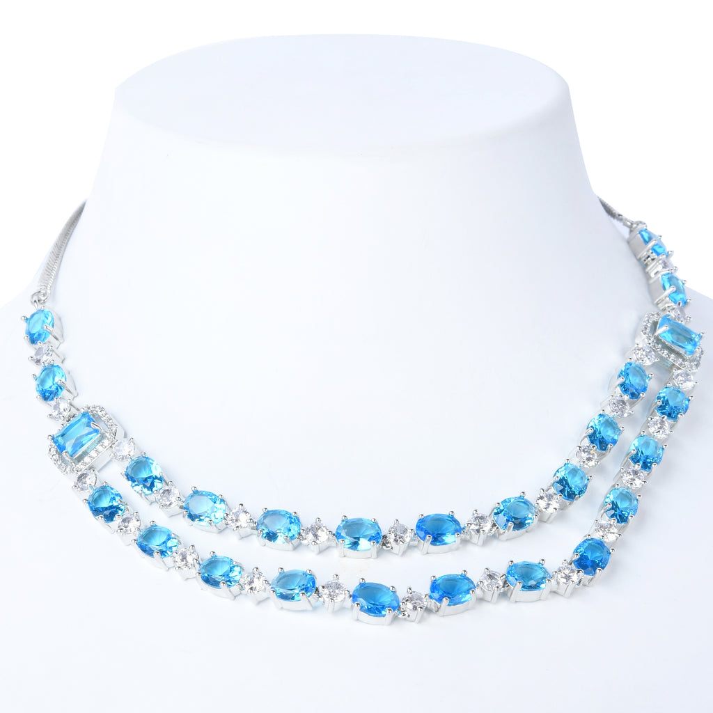 Adjunct Layered Necklace | Signature Crystal Necklace Set