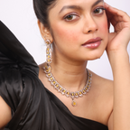 Adored Mark | Luxury CZ Crystal Necklace Set